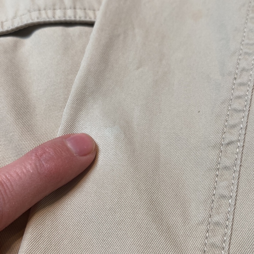 Emanuel Ungaro Liberte Khaki Belted Utility Jacket Size 4 - Picture 5 of 16